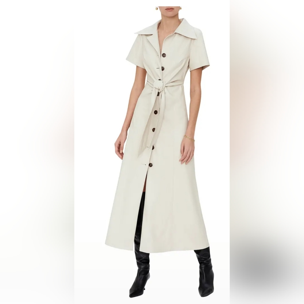 Alexis vegan leather dress